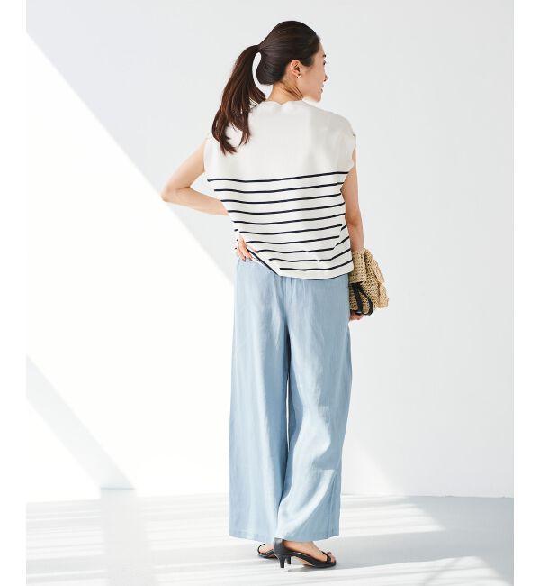 le.coeur blanc「《手洗い可能》ガーターアミコクーンシルエットニット」|ニット・セーター|