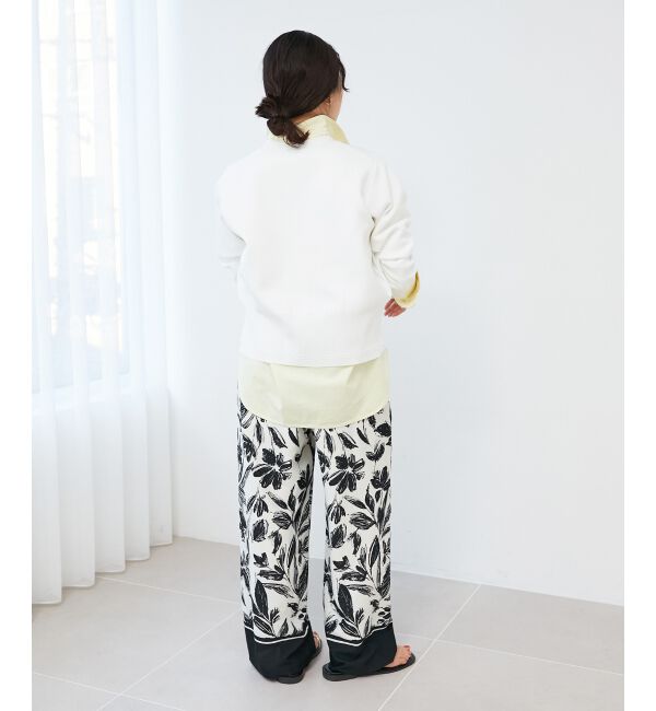 le.coeur blanc「《手洗い可能》スムースニットVネックカーディガン」|カーディガン|