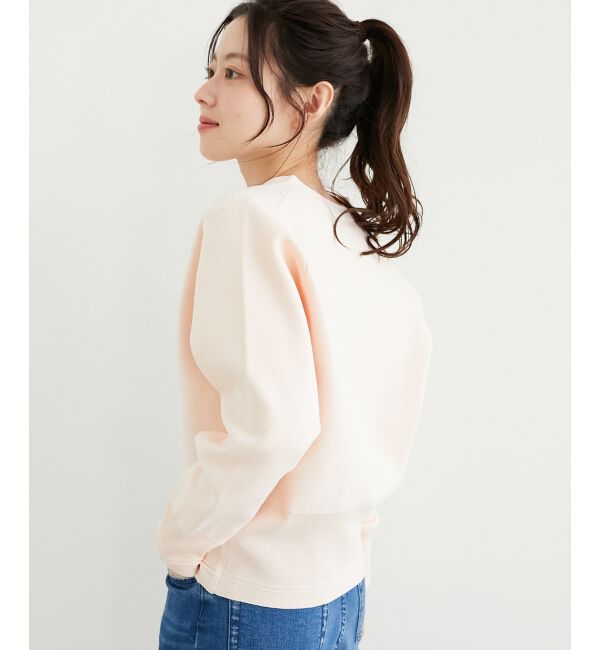 le.coeur blanc「《手洗い可能》スムースニットVネックカーディガン」|カーディガン|