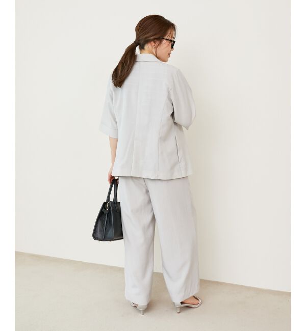  「《シャツ感覚でラフに羽織れる》タンブラーブッチャーハーフスリーブジャケット」|その他|