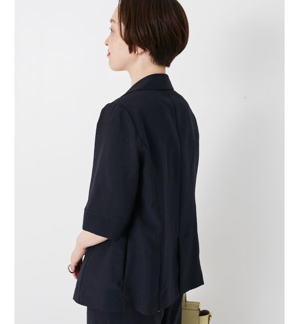  「《シャツ感覚でラフに羽織れる》タンブラーブッチャーハーフスリーブジャケット」|その他|