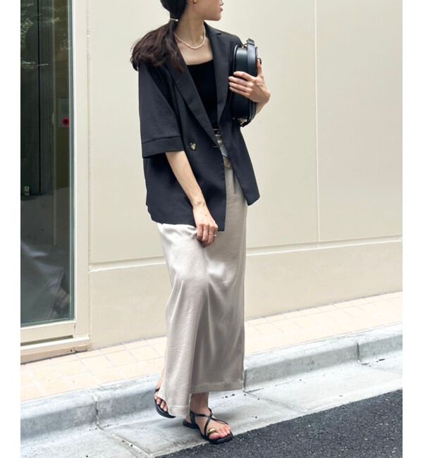  「《シャツ感覚でラフに羽織れる》タンブラーブッチャーハーフスリーブジャケット」|その他|