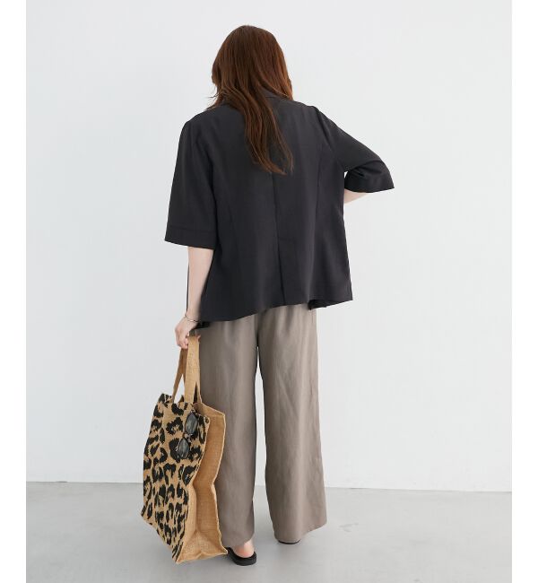  「《シャツ感覚でラフに羽織れる》タンブラーブッチャーハーフスリーブジャケット」|その他|