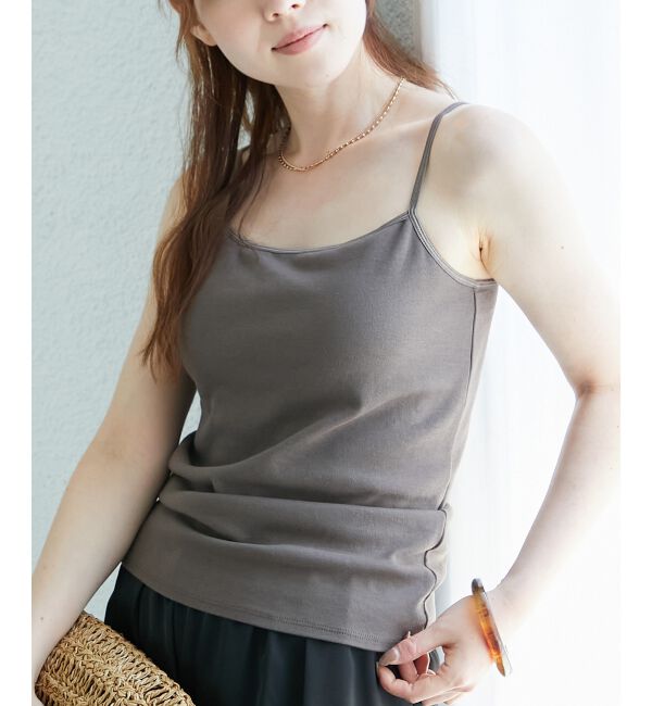  「CICA加工カップツキキャミ」|キャミソール|