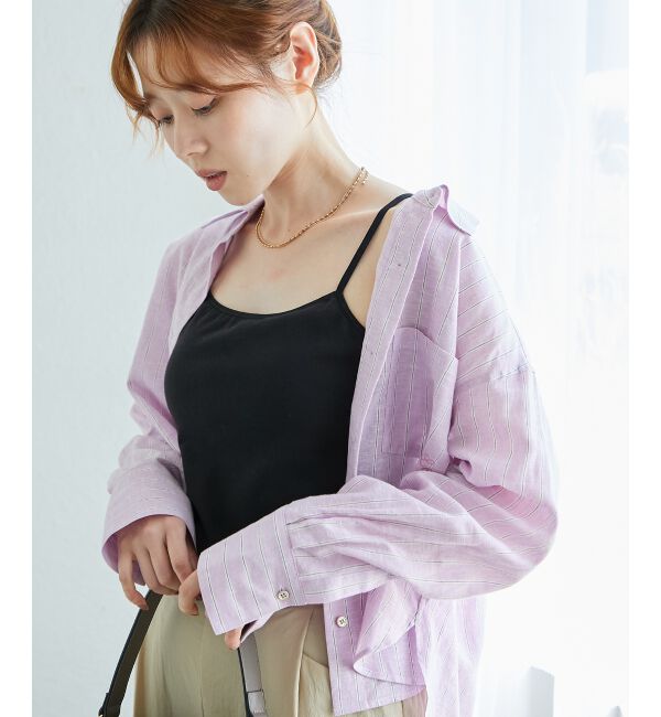  「CICA加工カップツキキャミ」|キャミソール|