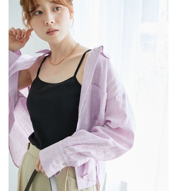  「CICA加工カップツキキャミ」|キャミソール|