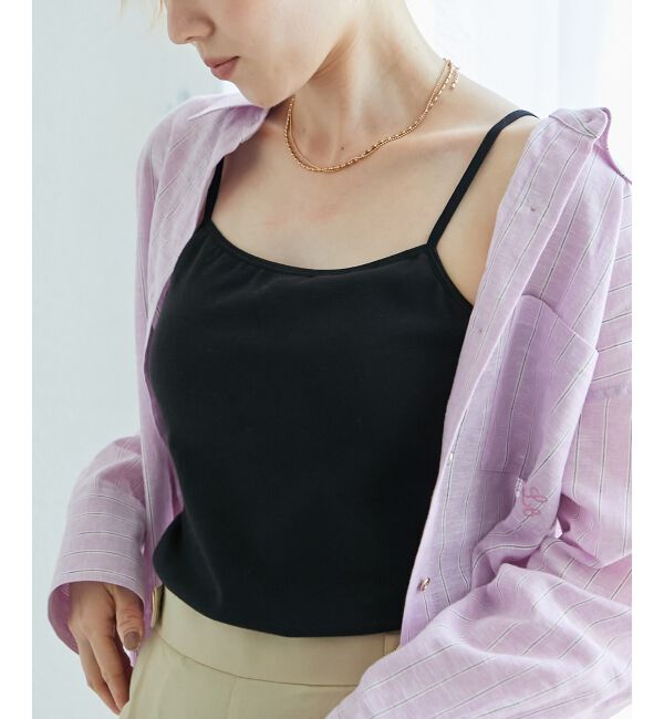  「CICA加工カップツキキャミ」|キャミソール|