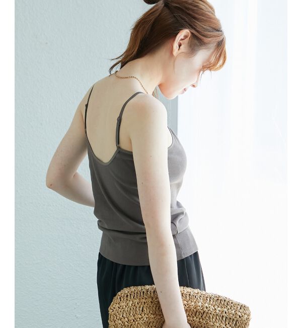  「CICA加工カップツキキャミ」|キャミソール|