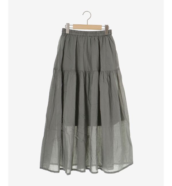  「《WEB限定アイテム》ローンギャザーティアードスカート」|スカート|