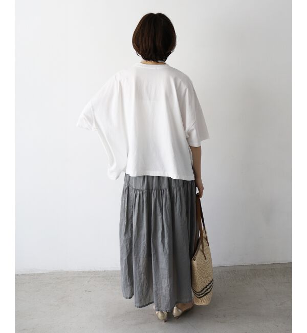  「《WEB限定アイテム》ローンギャザーティアードスカート」|スカート|