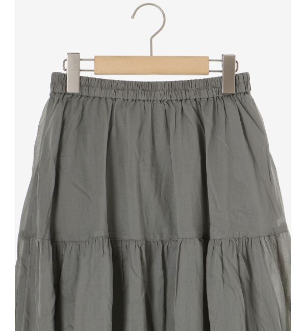  「《WEB限定アイテム》ローンギャザーティアードスカート」|スカート|