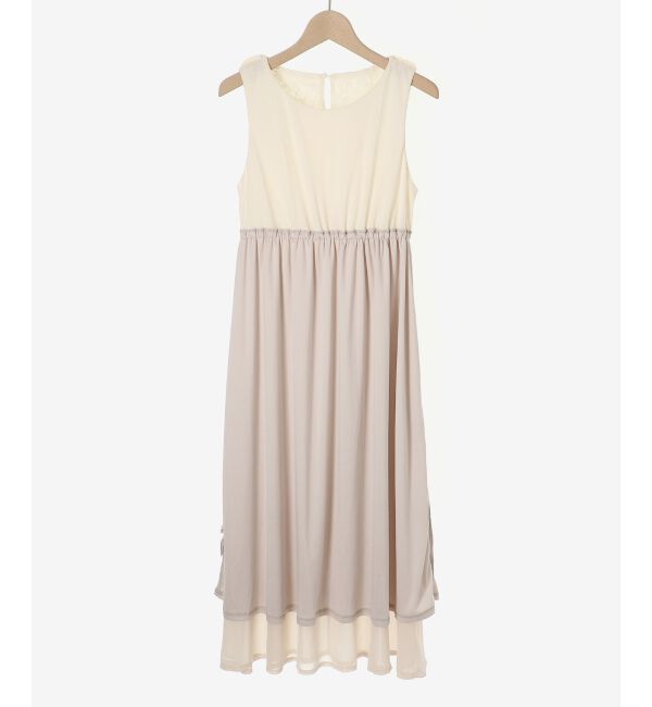 MAJESTICLEGON「レースノースリドッキングワンピ」|ワンピース|