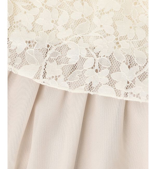 MAJESTICLEGON「レースノースリドッキングワンピ」|ワンピース|