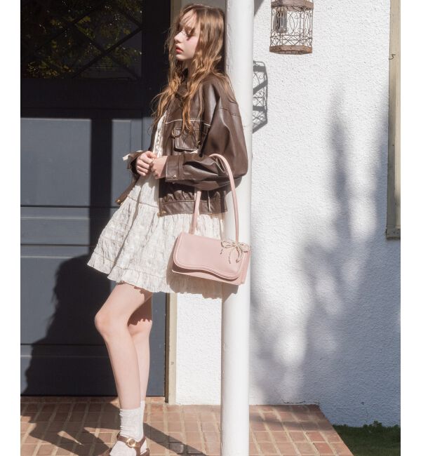  「チャームセットワンハンドルバッグ」|ハンドバッグ|