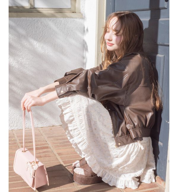  「チャームセットワンハンドルバッグ」|ハンドバッグ|