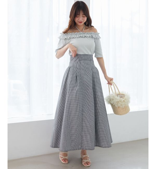  「マルチwayチョーカーフリルトップス」|Tシャツ・カットソー|