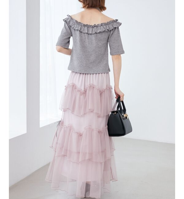  「マルチwayチョーカーフリルトップス」|Tシャツ・カットソー|