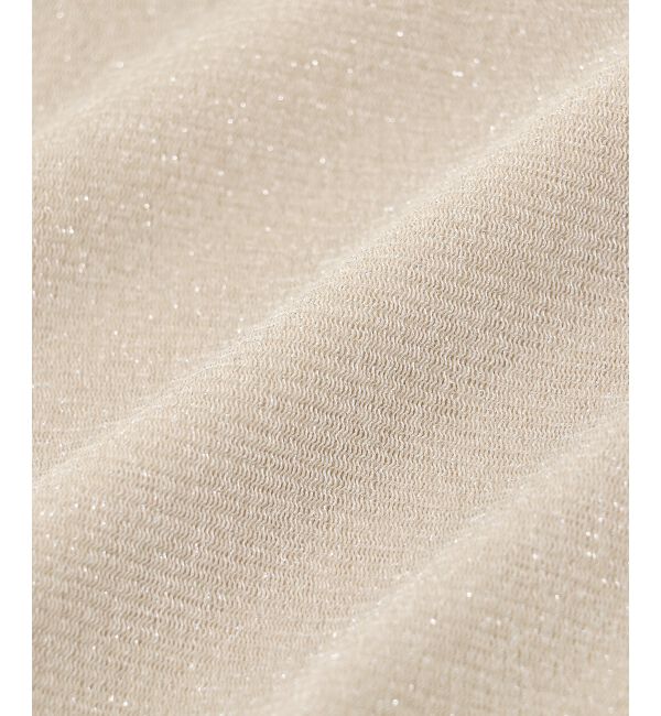  「&infin;ラメチュールオフショル半袖トップス」|Tシャツ・カットソー|