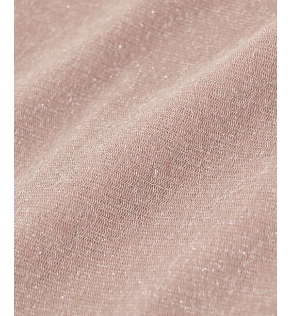  「&infin;ラメチュールオフショル半袖トップス」|Tシャツ・カットソー|