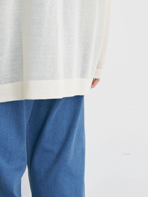 earth music&ecology「ポケットディテールシアーニットシャツ」|シャツ・ブラウス|