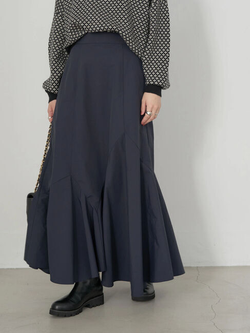 earth music&ecology「イレギュラーヘムスカート」|スカート|ネイビー