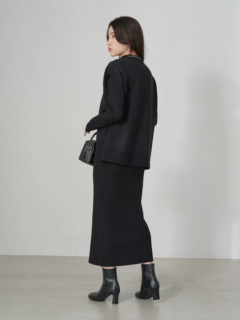 earth music&ecology「SET2点レイヤードニットワンピース」|ワンピース|