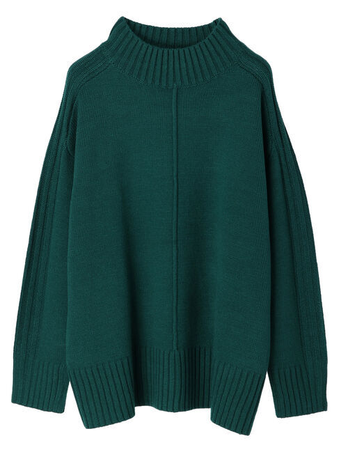 earth music&ecology「ミドルゲージニットチュニック」|ニット・セーター|