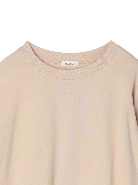 earth music&ecology「袖スリットスウェット」|Tシャツ・カットソー|