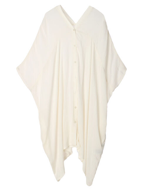 earth music&ecology「レーヨンビッグシャツチュニック」|チュニック|