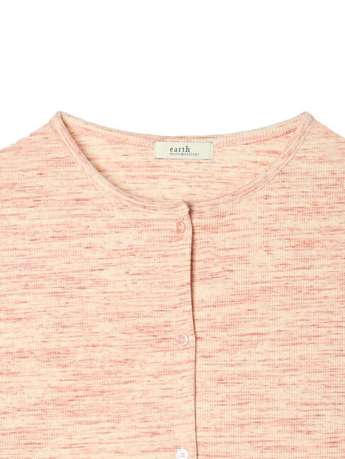 earth music&ecology「メランジリブカーディガン」|カーディガン|