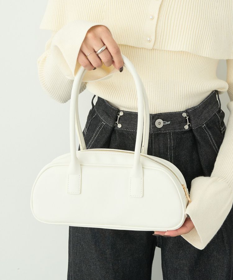 earth music&ecology「ワイドボストンバッグ」|その他|Off White