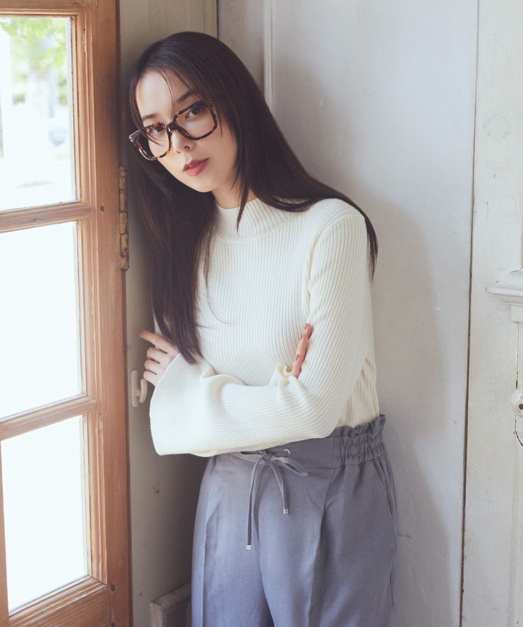 earth music&ecology「フレアスリーブプルオーバー」|ニット・セーター|