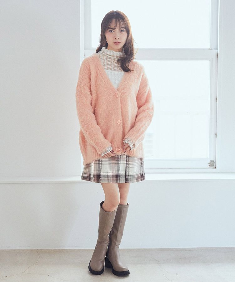 earth music&ecology「あったかレースプルオーバー」|Tシャツ・カットソー|