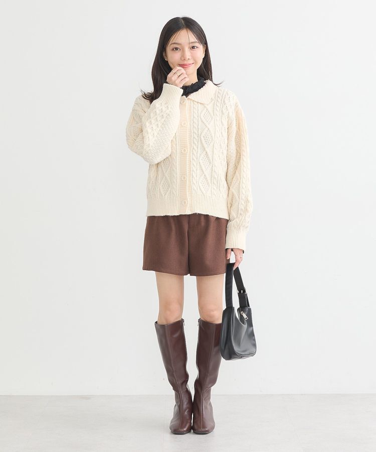 earth music&ecology「あったかレースプルオーバー」|Tシャツ・カットソー|