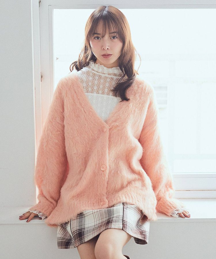 earth music&ecology「あったかレースプルオーバー」|Tシャツ・カットソー|