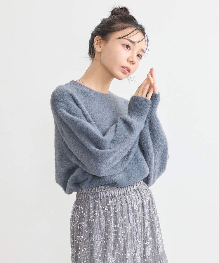 earth music&ecology「ミニシャギープルオーバー」|ニット・セーター|