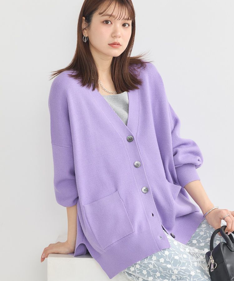 earth music&ecology「やわらかタッチカーディガン」|カーディガン|