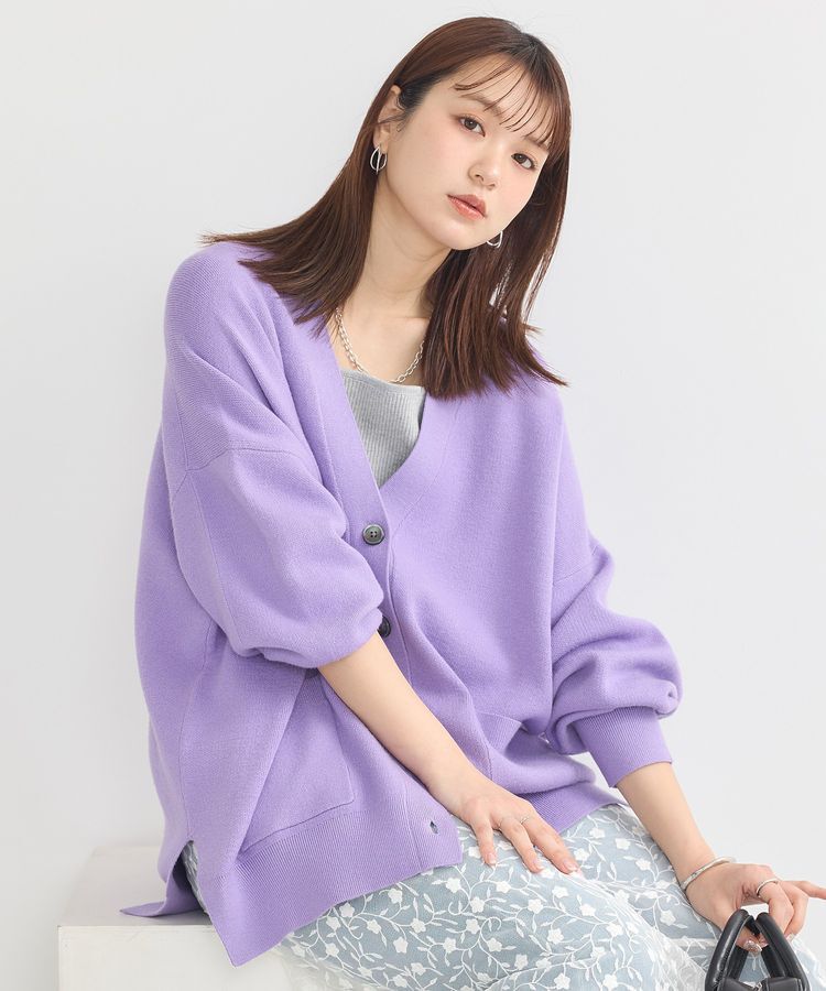 earth music&ecology「やわらかタッチカーディガン」|カーディガン|