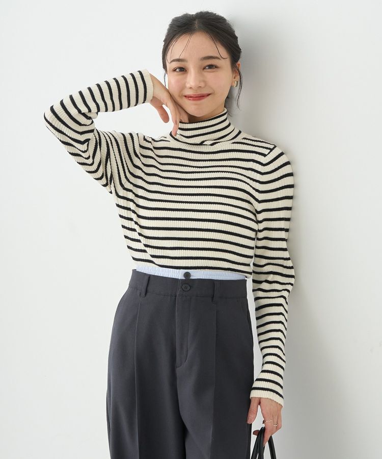 earth music&ecology「やわらかタッチタートルネックニットプルオーバー」|ニット・セーター|