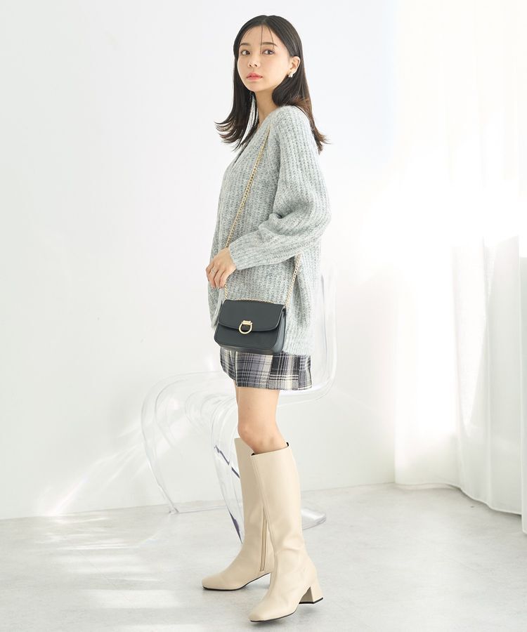 earth music&ecology「ふわふわMIXヤーンカーディガン」|カーディガン|