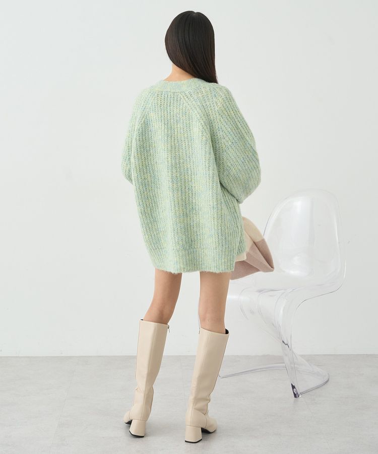 earth music&ecology「ふわふわMIXヤーンカーディガン」|カーディガン|