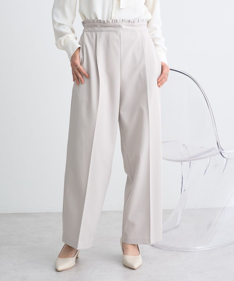 earth music&ecology「ウエストフリルワイドパンツ」|その他|