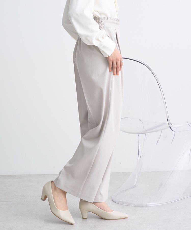 earth music&ecology「ウエストフリルワイドパンツ」|その他|