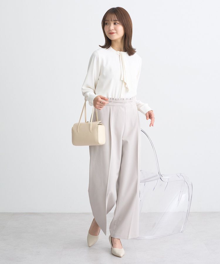 earth music&ecology「ウエストフリルワイドパンツ」|その他|