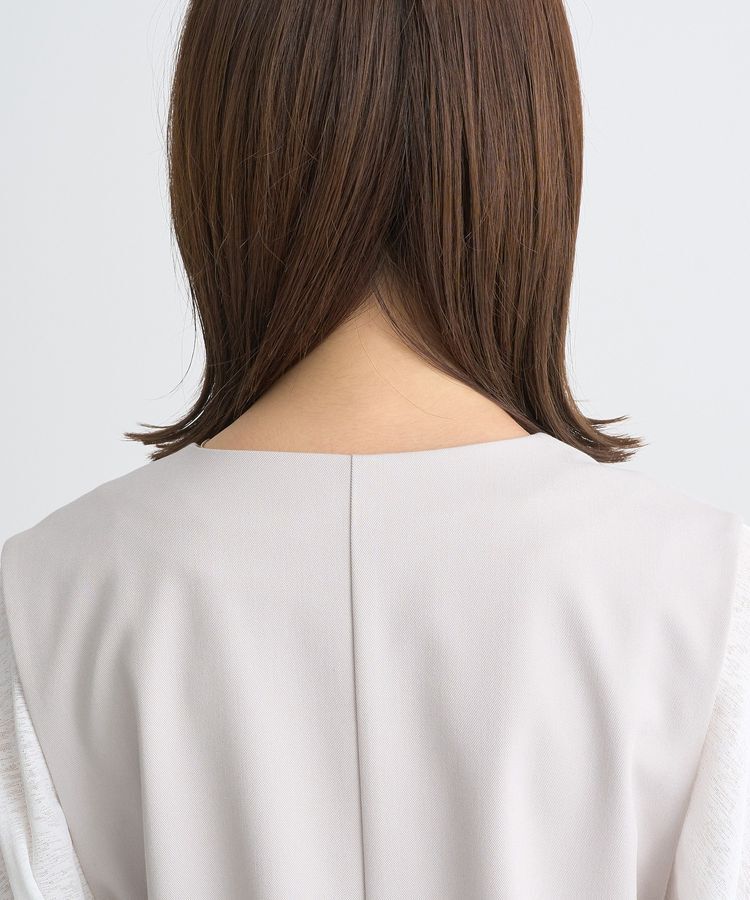 earth music&ecology「ミドル丈ジレ」|ベスト・ジレ|