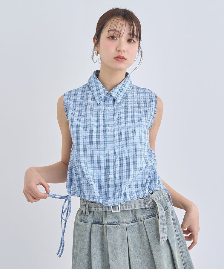 earth music&ecology「ボレロスリーブレイヤードシャツ」|シャツ・ブラウス|