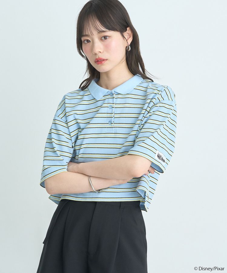 earth music&ecology「Finding Nemo/ボーダーポロシャツ」|Tシャツ・カットソー|Light Blue