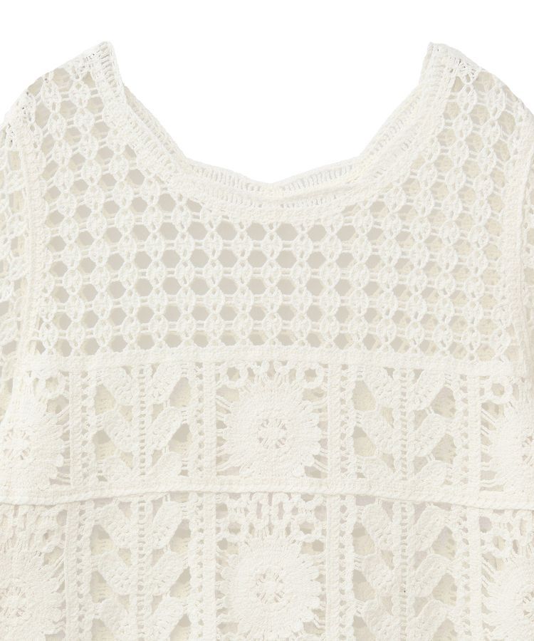 earth music&ecology「クロシェ風プルオーバー」|Tシャツ・カットソー|