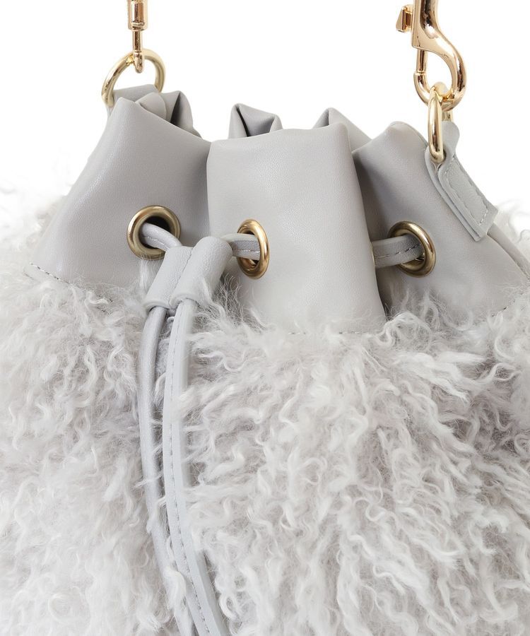 Maison de FLEUR「フェイクファーバケツショルダーバッグ」|ショルダー・メッセンジャー|