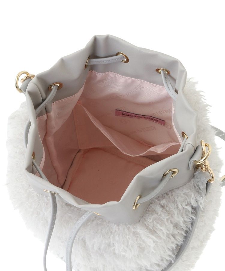 Maison de FLEUR「フェイクファーバケツショルダーバッグ」|ショルダー・メッセンジャー|